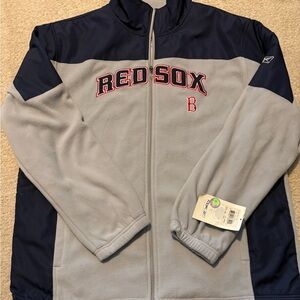 Vintage Red Sox Gray and Navy Jacket